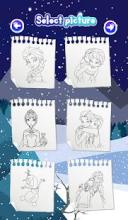 Snow Queen Coloring Games截图3