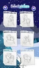 Snow Queen Coloring Games截图4