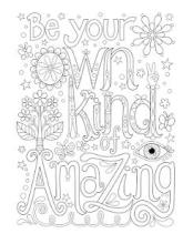 Quote Coloring Pages For Adults截图1