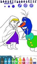 Snow Queen Coloring Games截图2