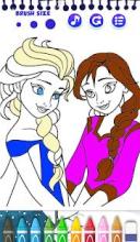 Snow Queen Coloring Games截图1