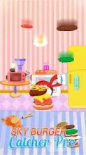 Burger Food Factory-Sky Burger Catcher Pro截图1