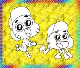 Coloring Gumballl截图2