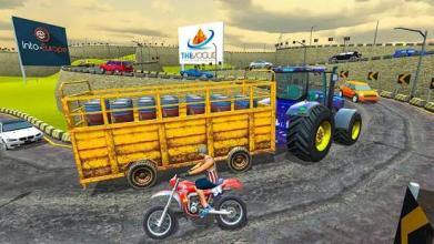 Tractor Trolley Cargo Transport Driver Simulator截图3