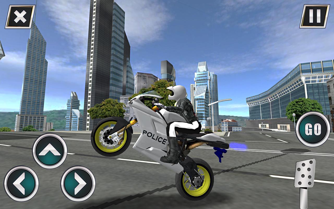 Police Motorbike Traffic Rider截图2