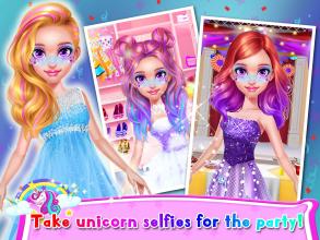 Rainbow Unicorn Hair Salon截图3