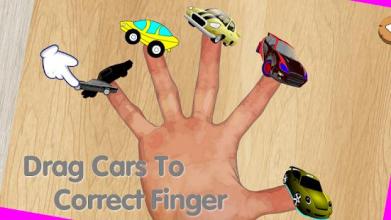 Cars Finger Family Puzzle Game截图1