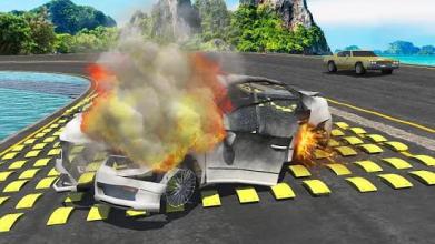 100+ Speed Bump Extreme Car Crash Simulator Game截图3