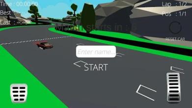 low poly online car racing game - wema experience截图1