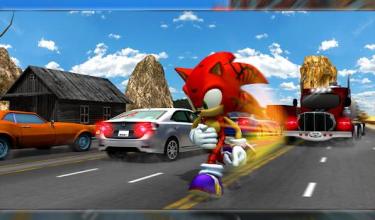 Spider Sonic Traffic Racer截图4