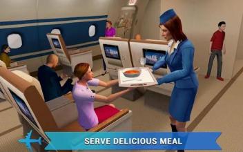 Airplane Flight Attendant -Career Job Sim截图5