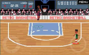 Giannis vs Lebron - Retro Basketball Free Version截图3