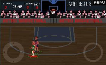 Giannis vs Lebron - Retro Basketball Free Version截图1