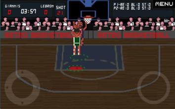 Giannis vs Lebron - Retro Basketball Free Version截图2