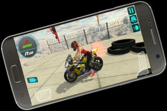 Crazy Bike Driving Simulator Impossible Sky Tracks截图4