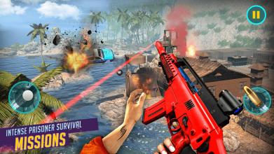 Prisoner Survival Battleground Shooting Game截图1