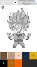 Color by Number - Super Saiyan Pixel Art截图4