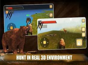 Wild Bear Simulator: 3D Jurasic Park Adventure截图1