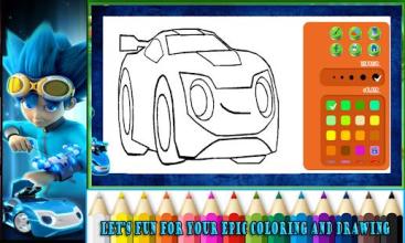 Drawing And Coloring: Real Super Watch Battle Car截图2