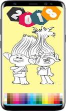 Trolls coloring book for and by fans截图4