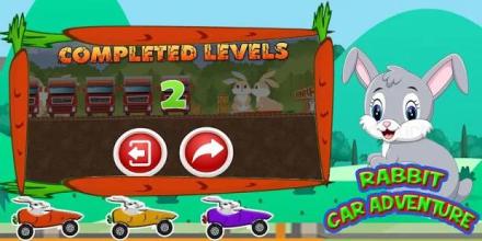 Rabbit Adventure - Racing Animal Car截图1