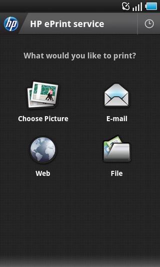 HP ePrint service截图3