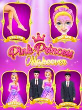 Pink Princess Makeup and Dress Up Salon 2019截图1