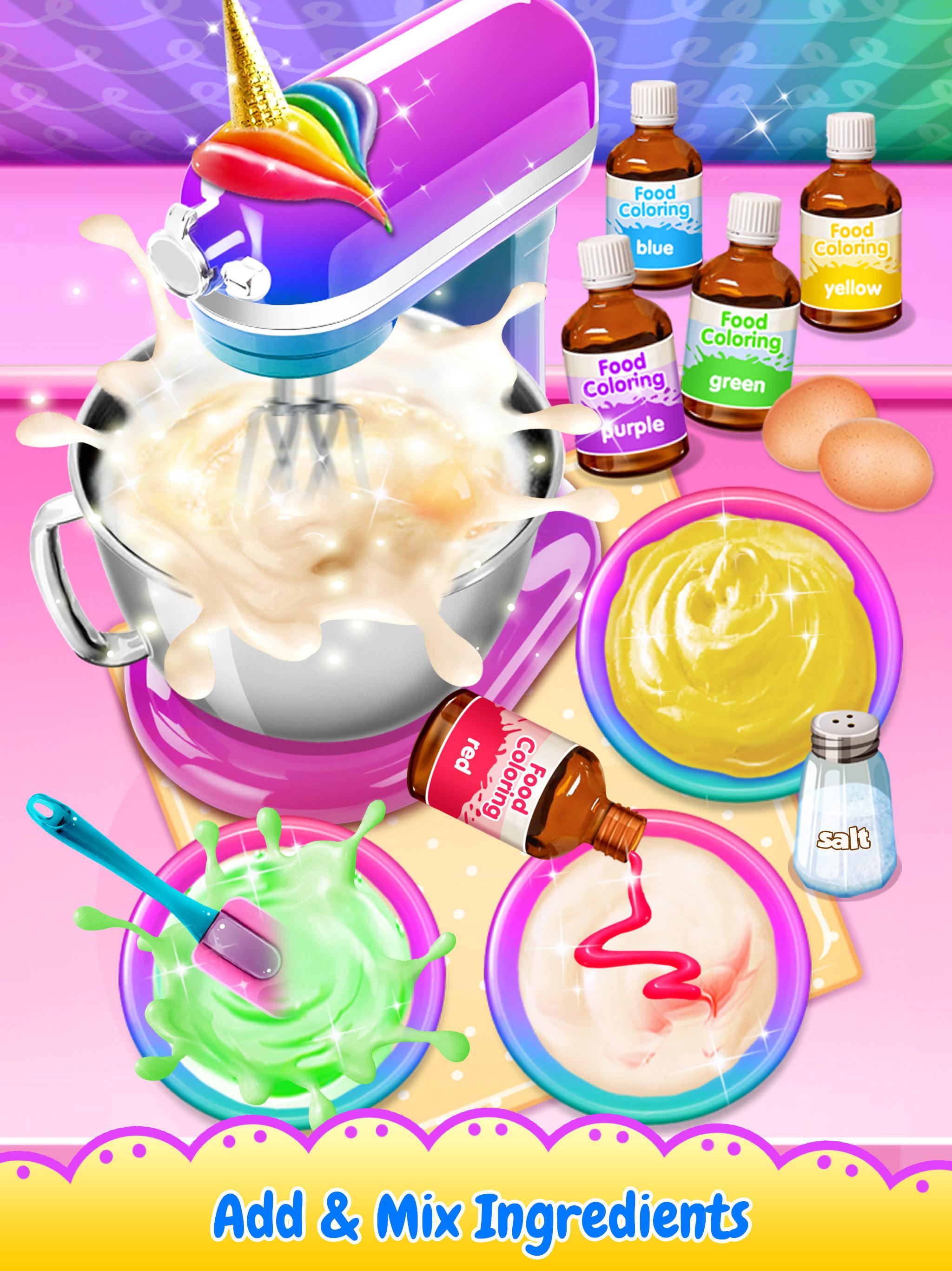 Unicorn Poop - Sweet Trendy Desserts Food Maker截图1