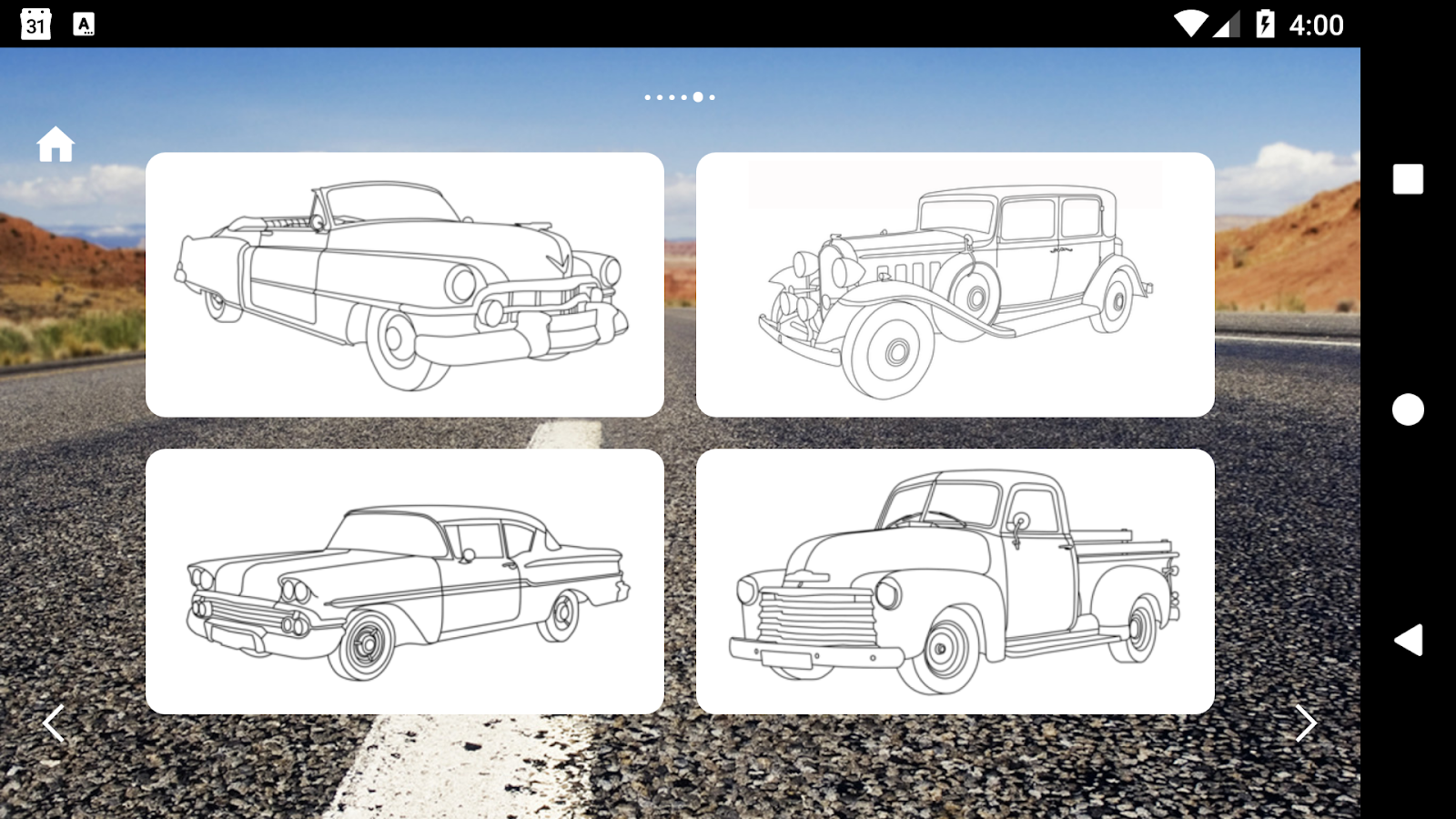 American Cars Coloring Book截图3