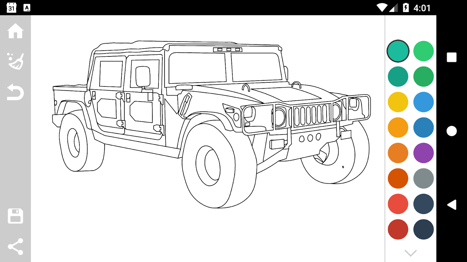 American Cars Coloring Book截图5