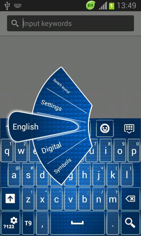 Keyboard for  Galaxy Ace截图3