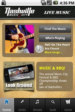 Nashville Live Music Guide截图1