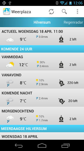Weerplaza buien- en regenradar截图5