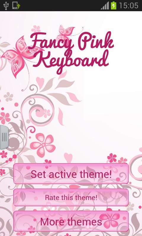 Keyboard Fancy Pink截图1