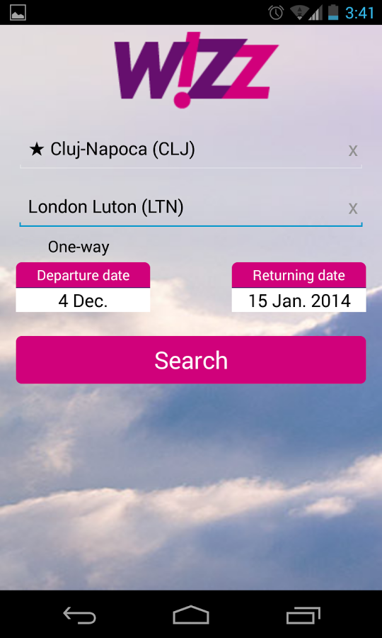 Wizzair Search and Price Alert截图2