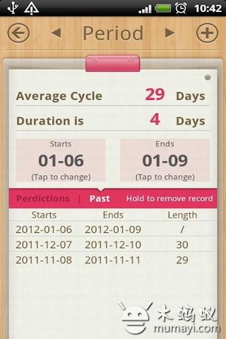 Period经期跟踪器 Period Tracker Deluxe截图3