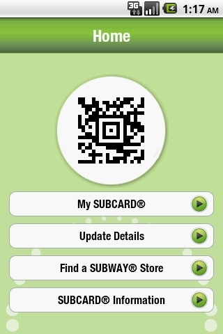 SUBWAY&reg; SUBCARD&reg截图2