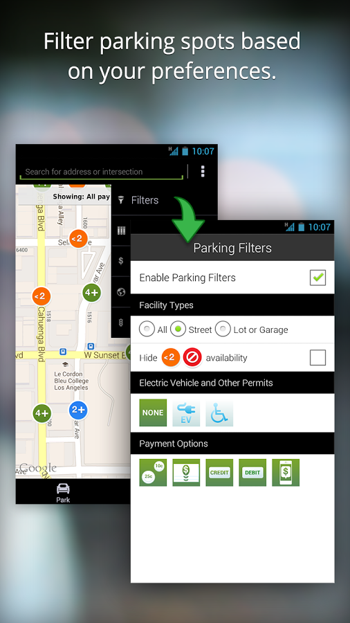 Parker, Find available parking截图2