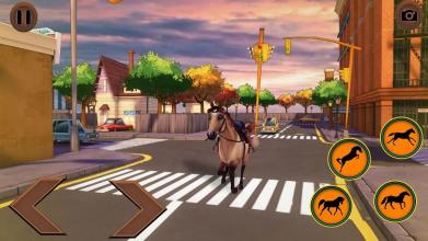 Horse Riding Games : Wild Cowboy Racing Simulator截图2