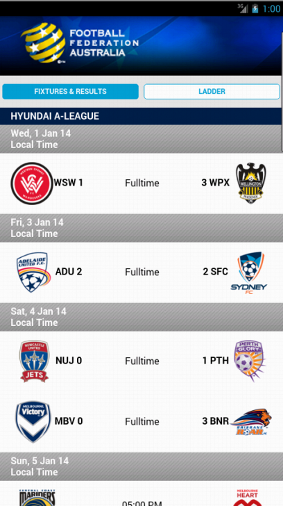 Football Australia Mobile截图4