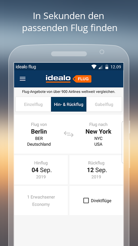 idealo Flight Comparison截图1