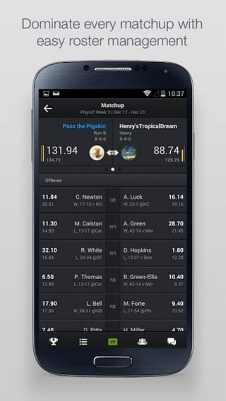 Yahoo Fantasy Sports Football截图1