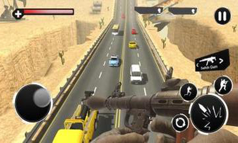 Sniper Traffic Hunter - Shoot War截图1