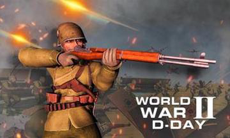 D-Day World War 2 Battle: WW2 Shooting Game 3D截图1