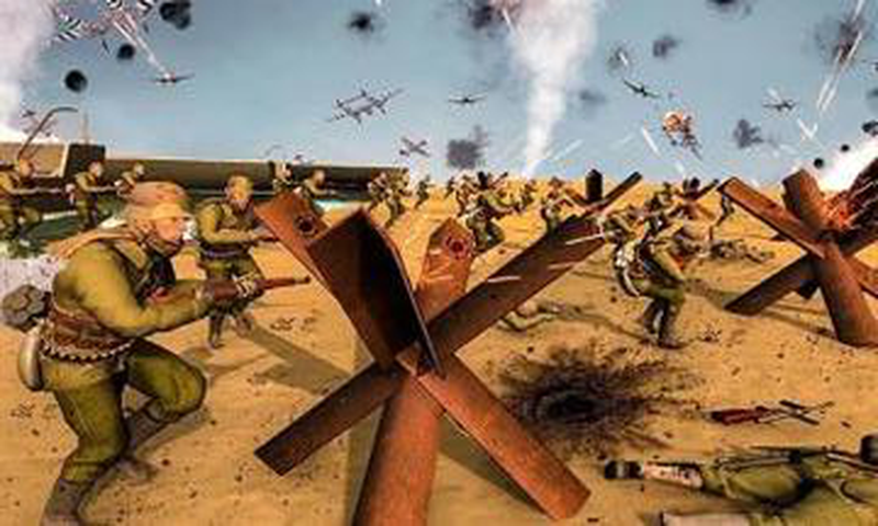 D-Day World War 2 Battle: WW2 Shooting Game 3D截图3