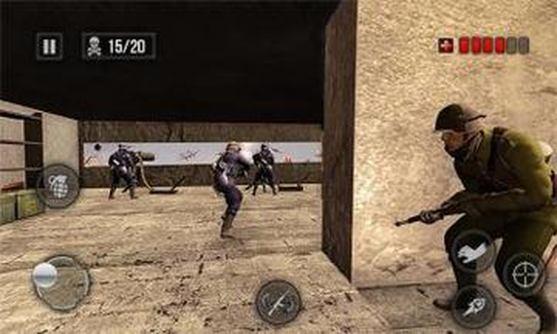 D-Day World War 2 Battle: WW2 Shooting Game 3D截图4