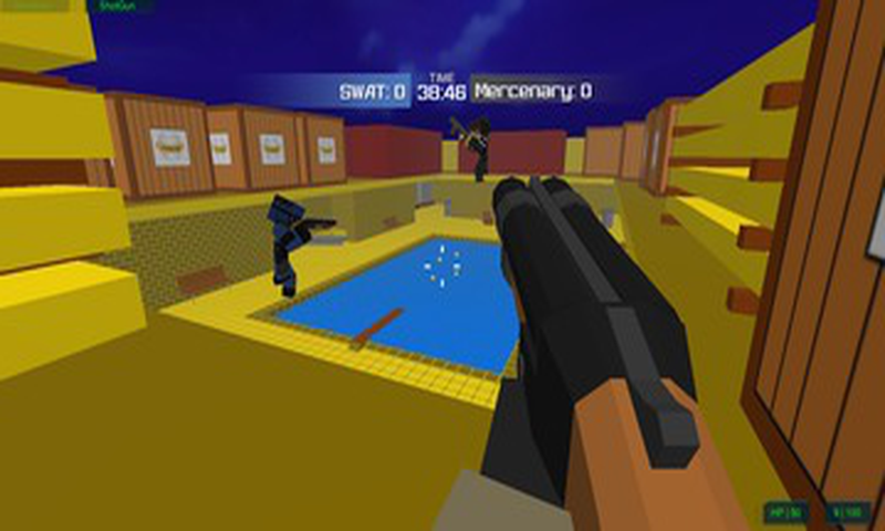 Blocky Combat SWAT 3截图1