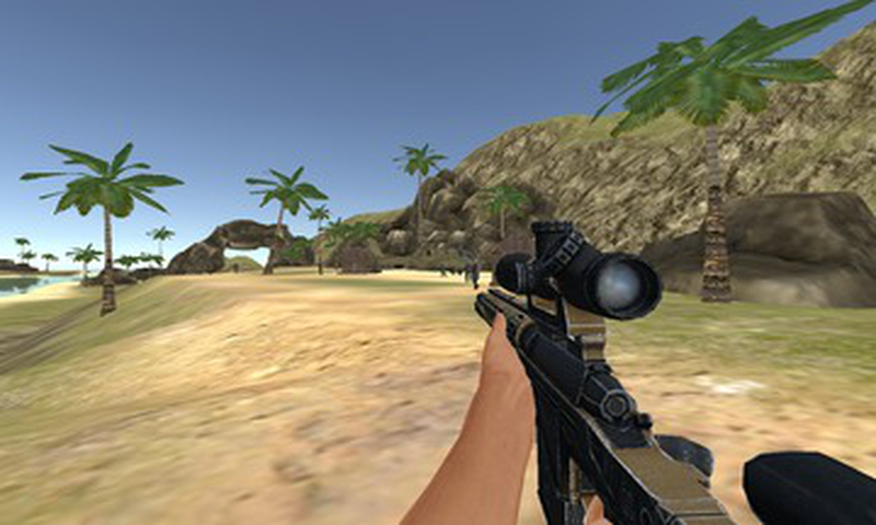 Sniper Commando Island Assault截图2