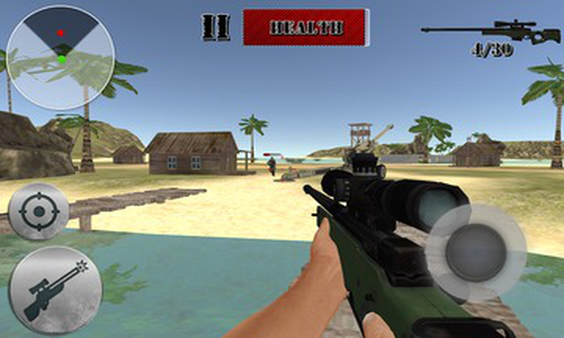 Sniper Commando Island Assault截图1