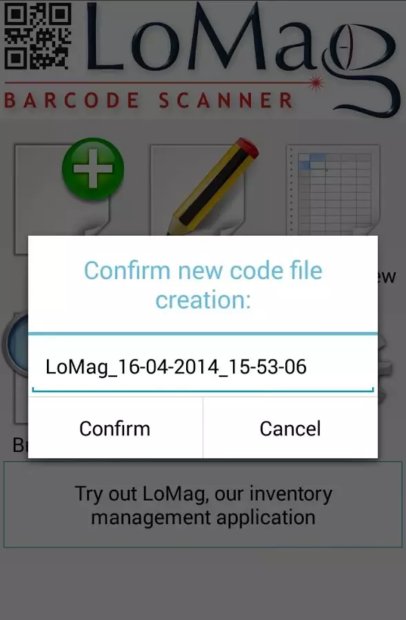 LoMag Barcode Scanner截图8